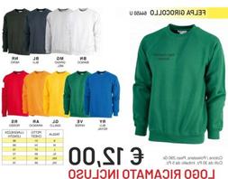 10 felpe con ricamo vs logo incluso