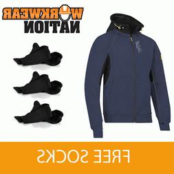 Snickers 2816 Zip Intera con Cappuccio Lavoro Felpa Logo Cal