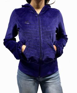 Nike 287289 405 Donna Felpa Ciniglia Cappuccio Zip Intera Pr
