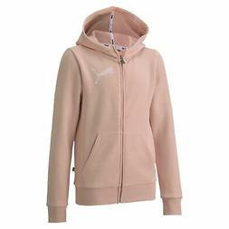 583291 G FELPA ZIP E CAPPUCCIO BIMBA PUMA
