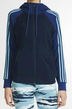 6556 ADIDAS FELPA ZIP CAPPUCCIO DONNA RAGAZZA HANORAK GIACCA