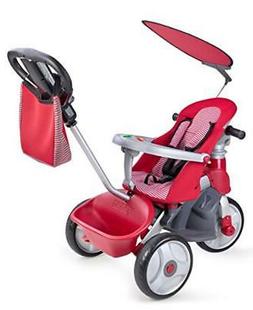 Feber 800009473 - Baby Trike Easy Evolution Girl, Rosso - NU