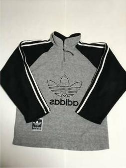 Adidas 90S Trifoglio Felpa IN Pile Vecchio Vintage Pullover