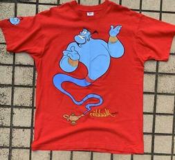 90S Vintage ALADDIN Un T-Shirt il Re Leone Disney Taglia L