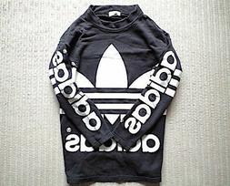 90S adidas Vintage Grande Logo Trifoglio Gi&ugrave; Dalle Spalle F