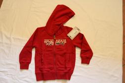Abbigliamento bambino felpa Napapijri rossa con cappuccio e 