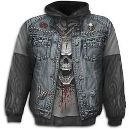 Abbigliamento Spiral: Thrash Metal Allover Black 