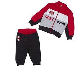 AC Milan Tuta Neonato Felpata Full Zip Art. MO38