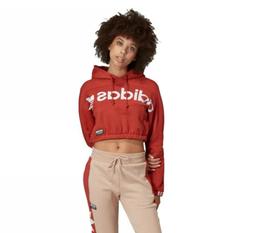 ADIDAS TRACKSUIT PANTS + CROPPED HOODIE FELPA PANTALONE XS f