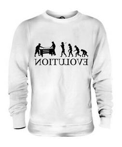 Air Hockey Evoluzione Umana Unisex Maglione Uomo Donna Idea 
