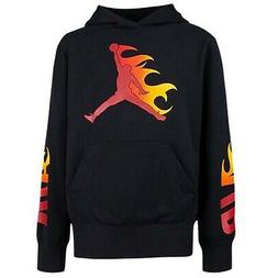Nike Air Jordan Felpa in cotone nera da bambino 85A105-023 1