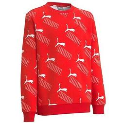 Puma Amplified felpa in cotone rossa da Ragazzo 583240-11 10