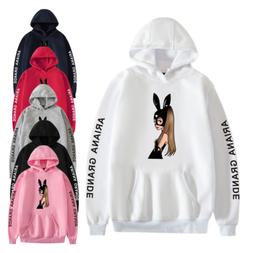 Ariana Grande Felpa con Cappuccio Uomini Donne Coppie Conigl