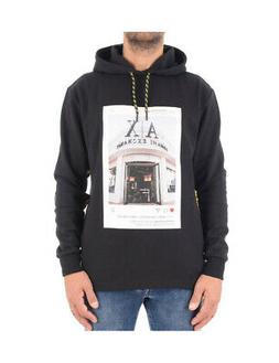 armani exchange felpa uomo nera con cappuccio