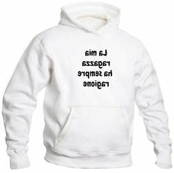 art t shirt felpa cappuccio ragazza ha