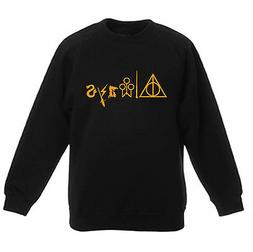 Art T-shirt, Felpa Raglan Always Harry Potter, Bambino, Nero