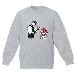 Art T-shirt, Felpa Raglan Super Mario Graf, Bambino Bambina 