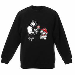 Art T-shirt, Felpa Raglan Super Mario Graf, Bambino Bambina 