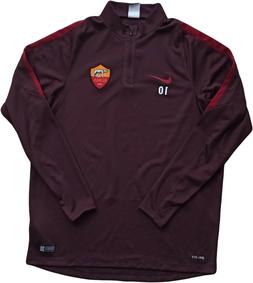 nike as roma match worn TOTTI #10 dri-fit authentic track fe