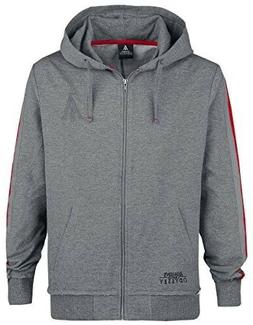 Assassin's Creed Felpa Zip Cappuccio Grigia Odyssey Ubisoft 