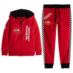 Disney Auto Ragazzi Felpa con Cappuccio Pantaloni da Jogging