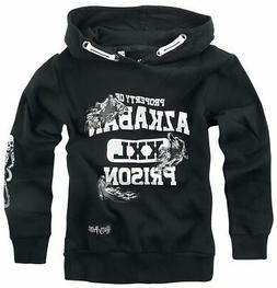 Harry Potter Azkaban Prison Unisex Felpa con cappuccio nero,