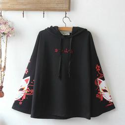 Cappotto Carino Giapponese Lolita Mantello Pullover Donna