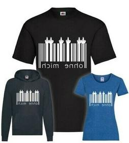 Barcode Senza Me T-Shirt/Pullover / Felpa con Cappuccio