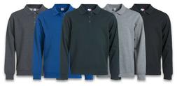 Clique Basic Polo Sweater Felpa con colletto polo 3 bottoni 