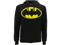 BATMAN felpa con cappuccio DC COMICS ufficiale logo super er