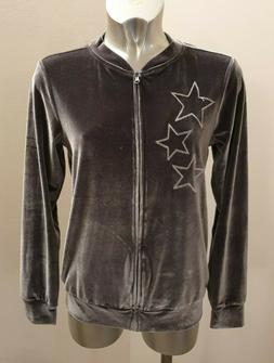 BENETTON FELPA MAGLIA GRIGIA IN VELLUTO TG 11-12 ANNI