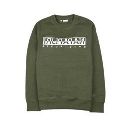 Napapijri Berber C 1 Felpa Uomo NP0A4FJ6 GE4 Green Depths