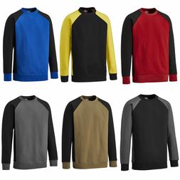 Dickies Bicolore Girocollo Felpa Durevole Uomo Lavoro Maglio