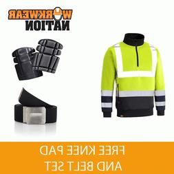 Dickies Bicolore Hi Vis Lavoro Gort Felpa Giallo Gratis Gino