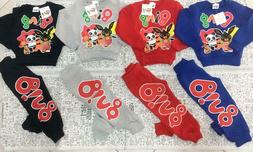 Bing tuta bambino sportiva felpa e pantalone con polsini tag