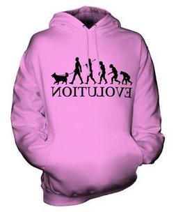 Border Collie Evolution Of Man Unisex Felpa con Cappuccio Uo