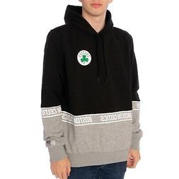 New Era Boston Celtics Felpa con Cappuccio Felpa Uomo Nero G