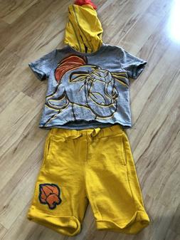 Boy &rsquo;S Disney Negozio Re Leone 2 Pezzi Completo con Cappuc