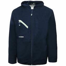 Nike Boys Zip Up Hoodie Training Jumper Sports Sweat Top Nav
