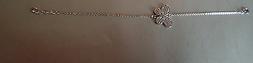 BRACCIALE DONNA ARGENTO 925 FARFALLA PAV&egrave; CRISTALLI SWAROVS