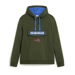 Napapijri Burgee Win Felpa Uomo NP0A4ENA GE4 Green Depths