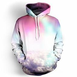 Beloved Camicie NEON NUVOLE FELPA CON CAPPUCCIO SMALL-3XLARG