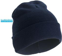 Cappello da lavoro zuccotto invernale uomo donna bianco blu