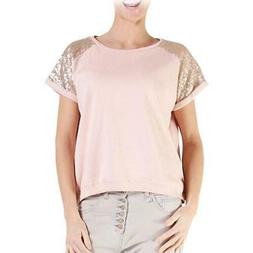 CARRERA FELPA GIROCOLLO  SHORT SLEEVE DONNA ROSA