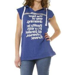carrera felpa smanicata donna blu