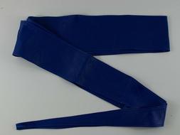 Cintura blu fusciacca girovita donna moda vera pelle cinta v
