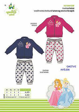 COMPLETINO BIMBA DISNEY ART.100734 FELPA CON ZIP E PANT. LUN