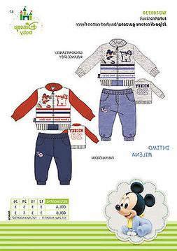 COMPLETINO BIMBO DISNEY ART.100730 FELPA CON ZIP CON PANT. L