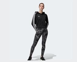 COMPLETO FELPA ADIDAS DONNA CON ZIP DZ8708 WTS HOODY NERO BL
