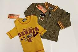 completo maglione cardigan + maglietta per bambino 9 mesi ma